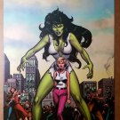 She-Hulk Jennifer Walters Marvel Comics Poster by John Buscema