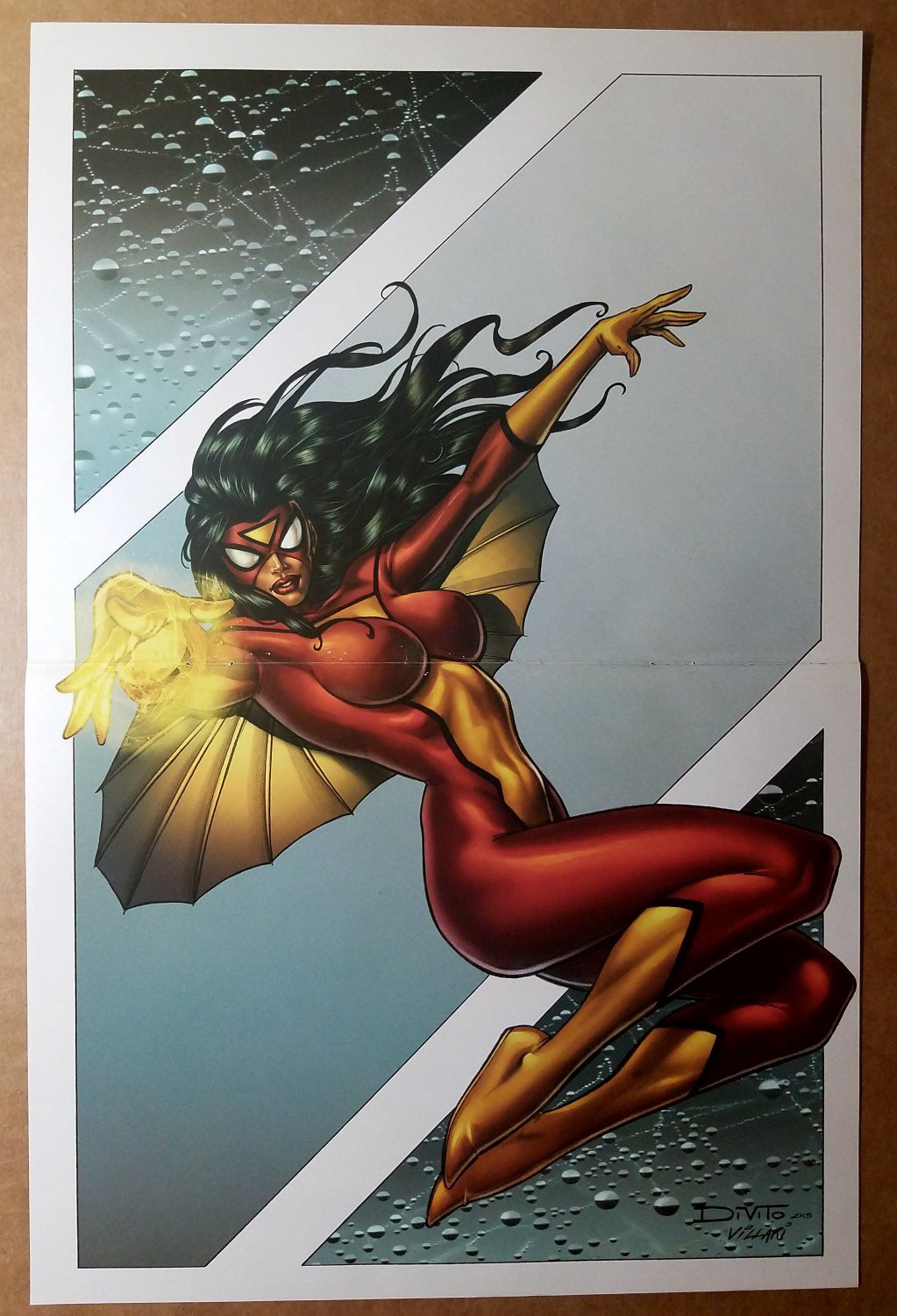 Spider-Woman Marvel Comics Poster by Andrea Divito