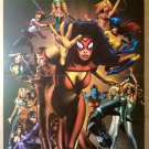 Spider-Woman Women of Marvel Avengers X-Men Marvel Comics Poster by Greg Land