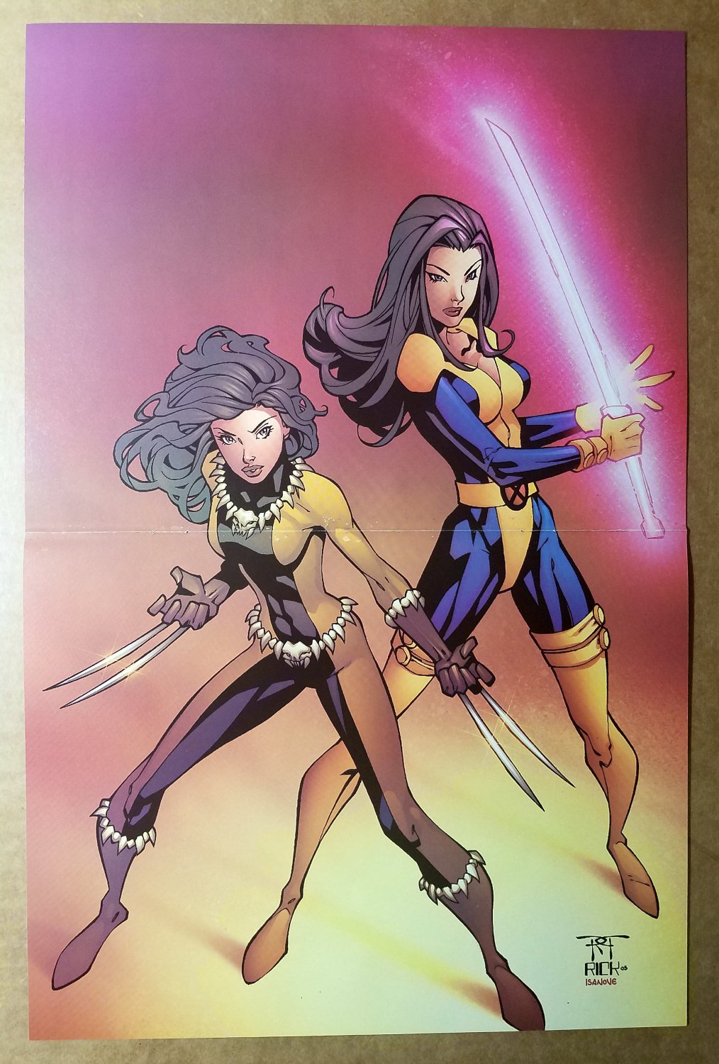 X-23 Psylocke Marvel Comics Poster by Randy Green