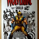Wolverine Agent of Shield Nick Fury Elektra Marvel Comics Poster by Greg Land