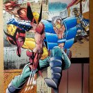 Wolverine Vs Cable X-Men X-Force Marvel Comics Poster by Rob Liefeld Wolverine Vs Cable X-Men X-Force Marvel Comics Poster by Rob Liefeld