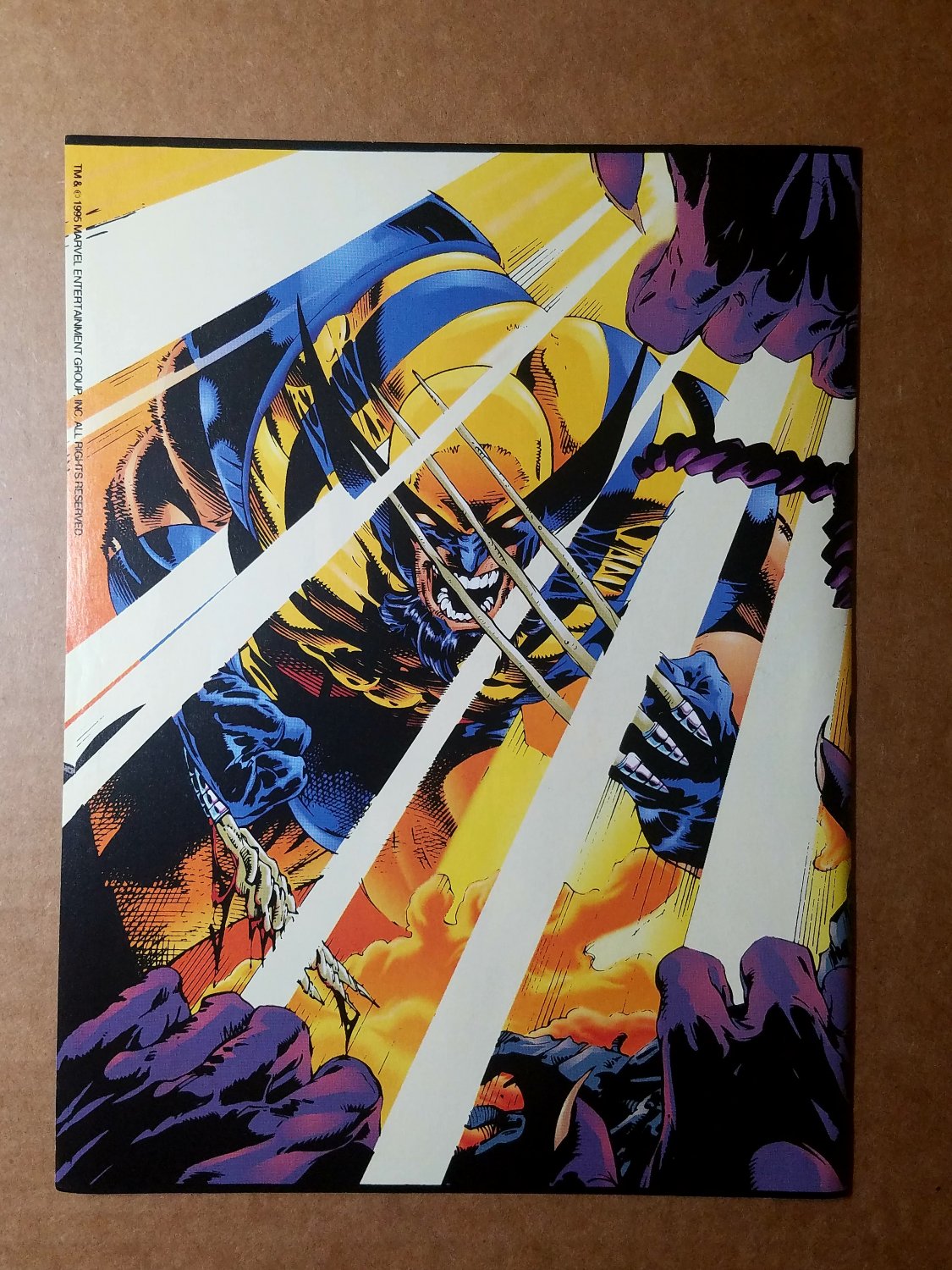 Wolverine Bone Claws X-Men Marvel Comics Mini Poster by Adam Kubert