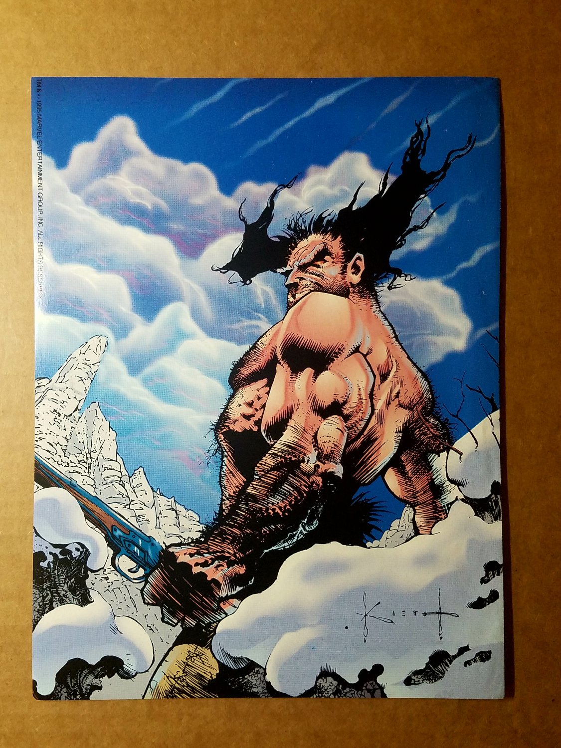 Wolverine shotgun X-Men Marvel Comics Mini Poster by Sam Keith