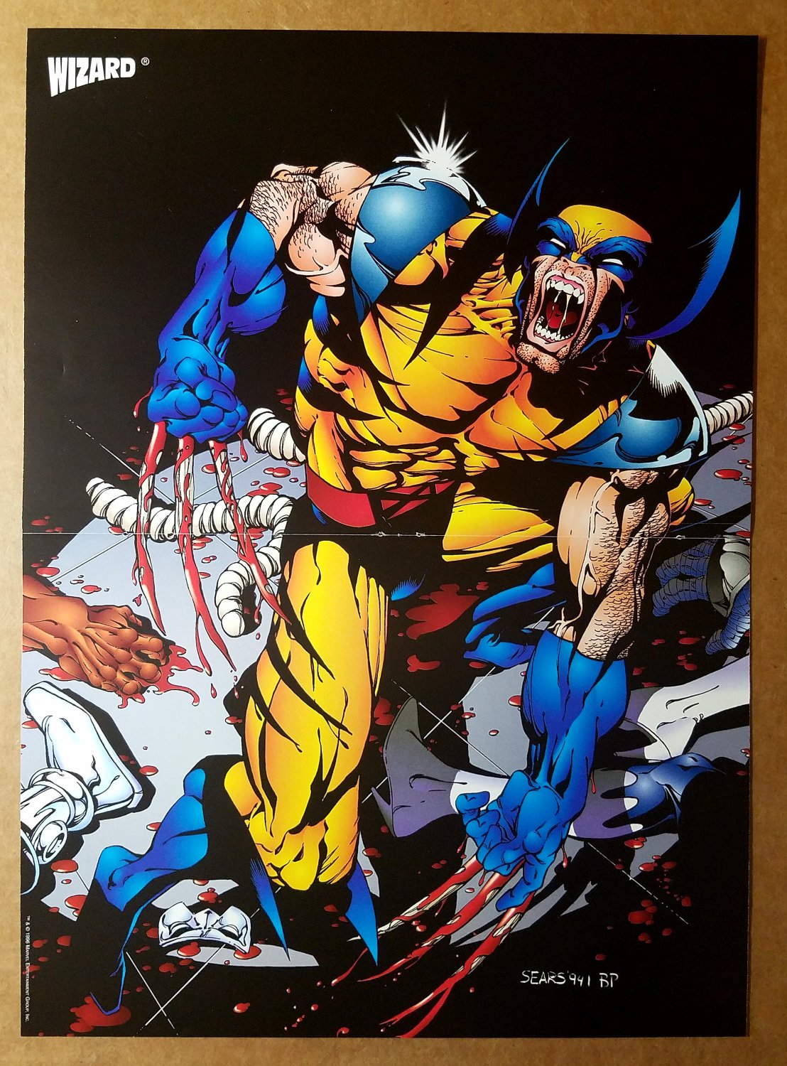 Wolverine Marvel Comics Poster by Bart Sears