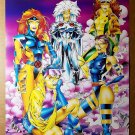 X-Men Woman Jean Grey Rogue Jubilee Marvel Comics Poster by Art Thibert