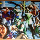 JLA Justice League Superman Batman Wonder Woman DC Comics Poster by Alex Ross