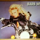 Barb Wire Pamela Anderson Motorcycle Photo Poster
