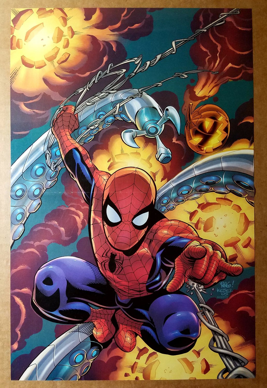 Spider-Man Marvel Comics Poster by Mike Wieringo