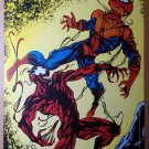 Spider-Man Vs Carnage Marvel Comics Poster by Mark Bagley Spider-Man Vs Carnage Marvel Comics Poster by Mark Bagley