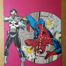 Amazing Spider-Man The Punisher Marvel Comic Mini Poster by Gil Kane John Romita