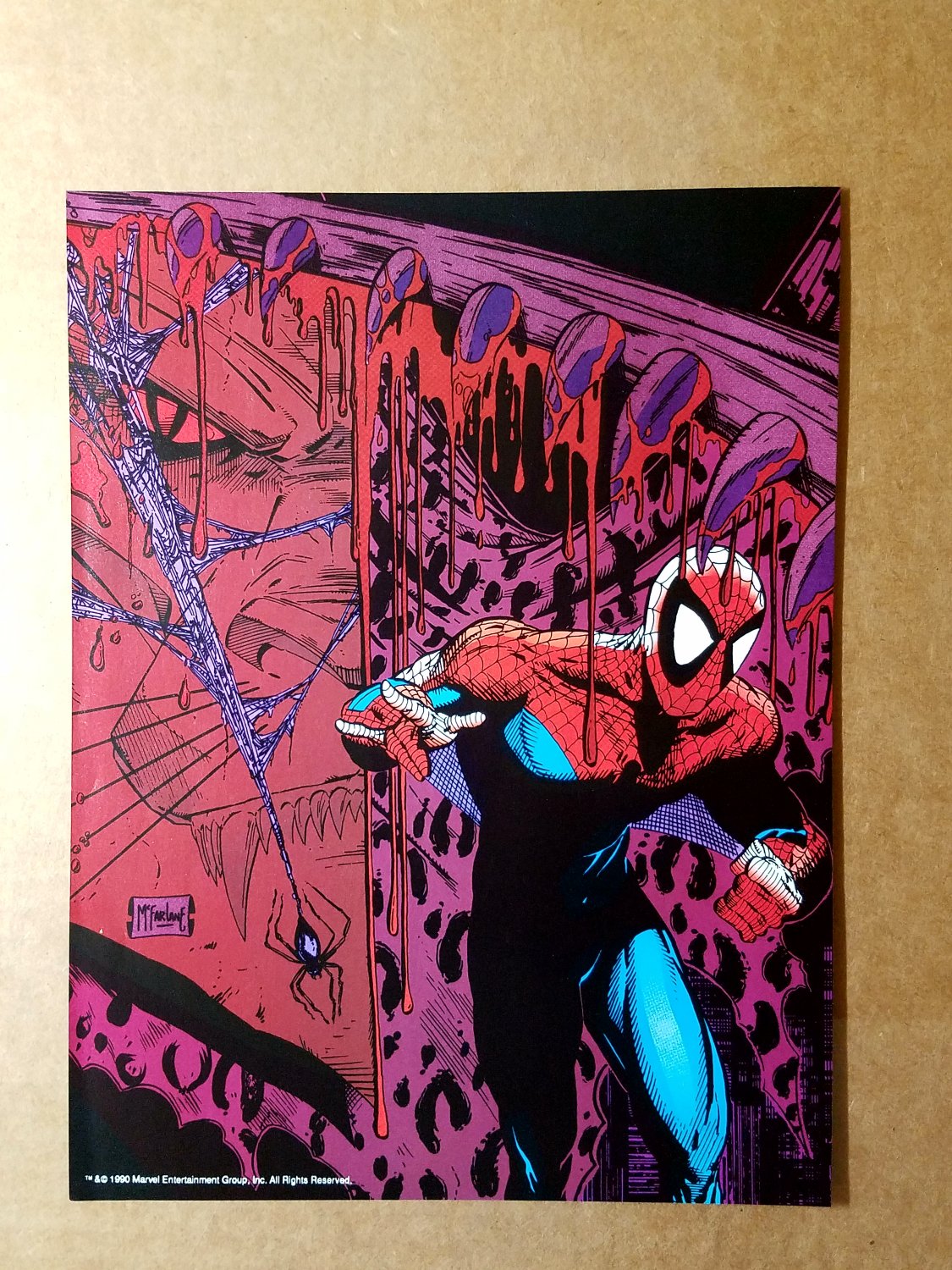 Amazing Spider-Man Marvel Comics Mini Poster by Todd McFarlane
