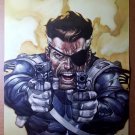 Avengers Nick Fury Agent of SHEILD Handgun Marvel Comics Poster by Leinil Yu