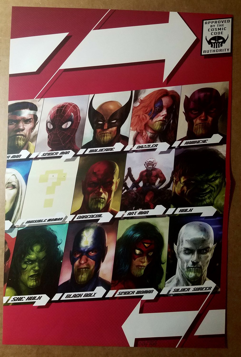 New Avengers Secret Invasion Marvel Comics Poster by Aleksi Birclot Skrull