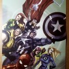 X-Men Avengers Fantastic Four Marvel Poster by Francis Leinil Yu