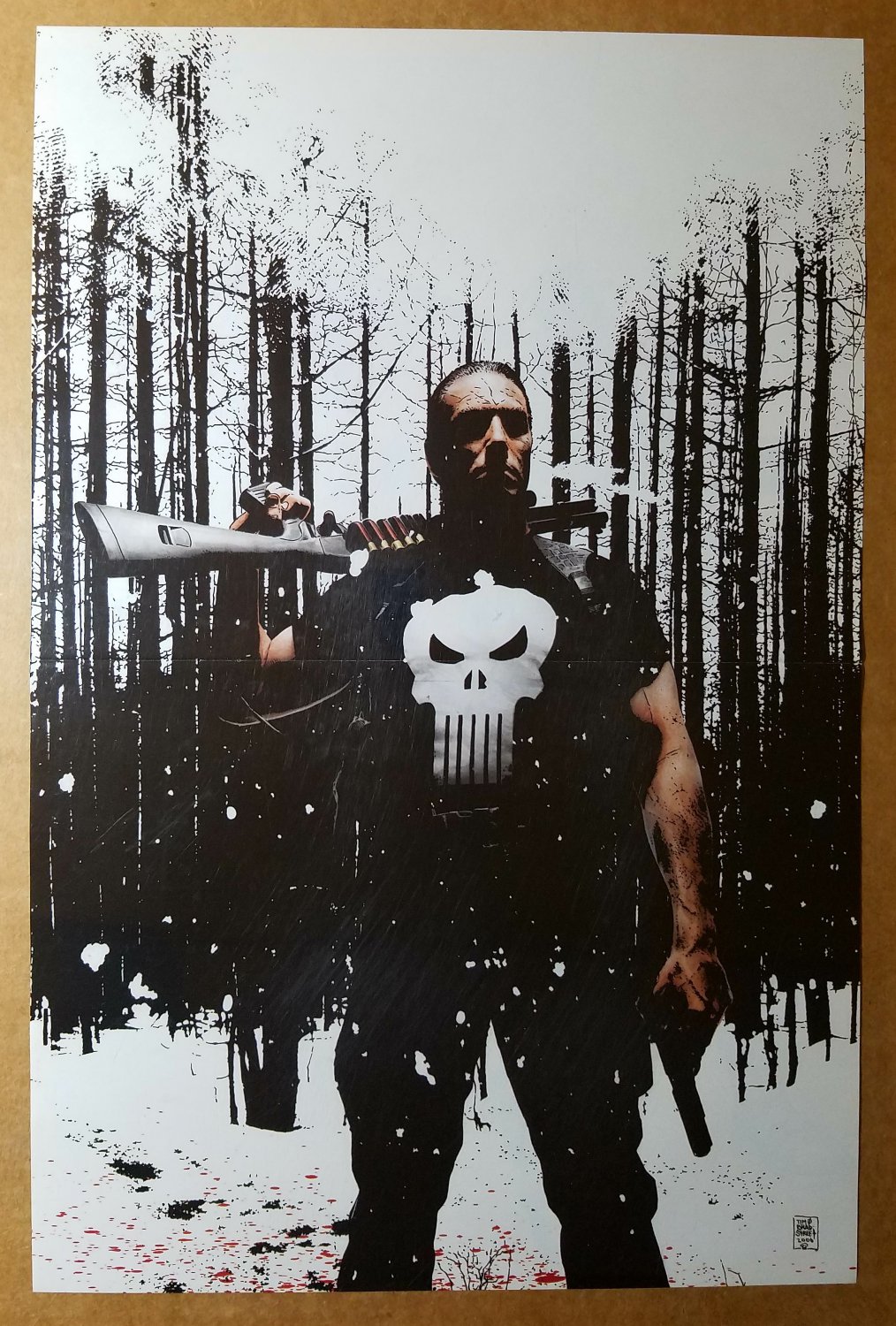 Punisher MAX 4 Marvel Comic Poster by Tim Bradstreet