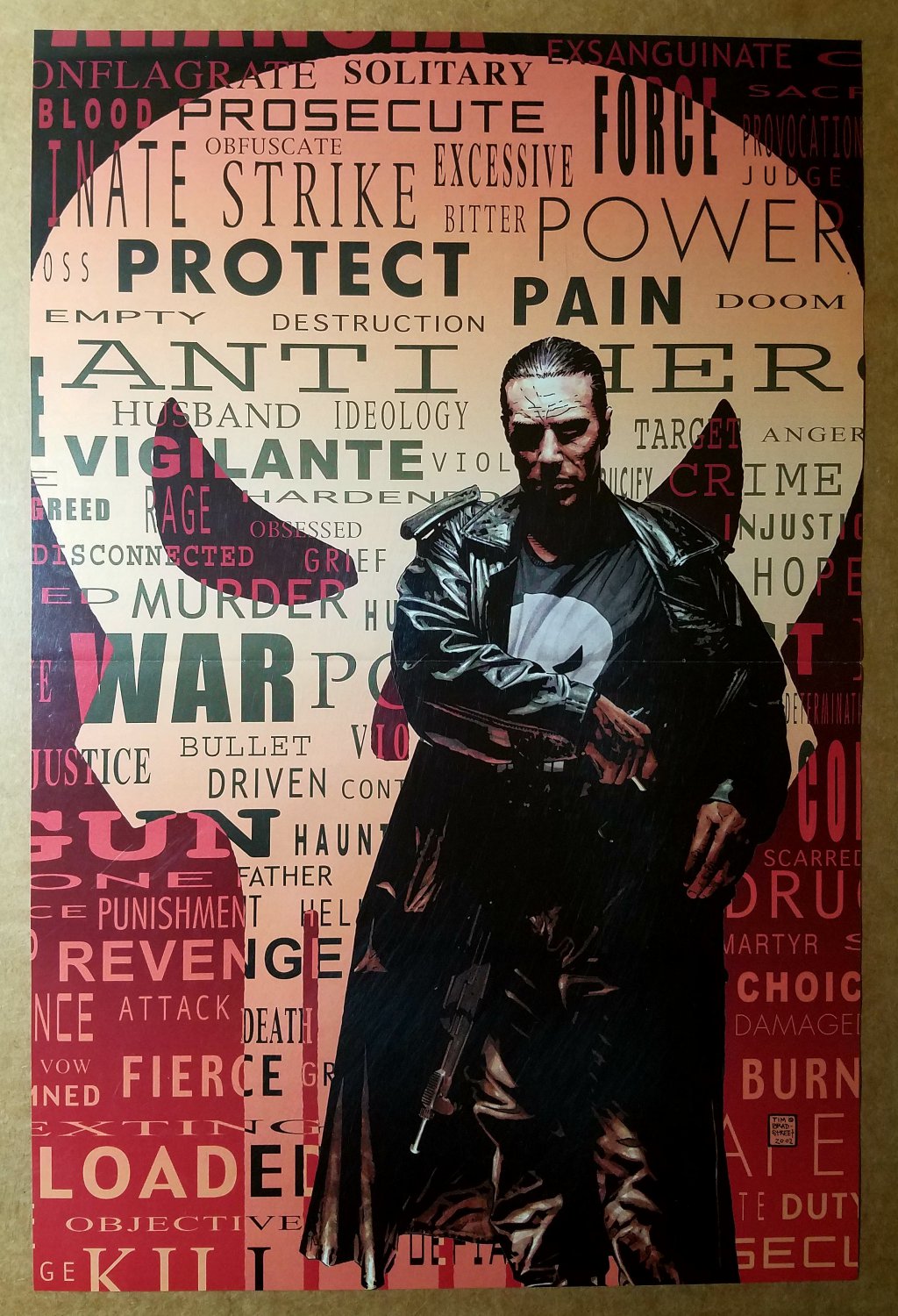 The Punisher Full Auto Marvel Comics Poster by Tim Bradstreet
