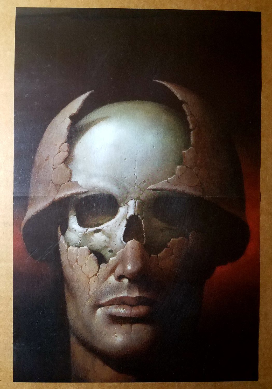 The Punisher Born Skull Marvel Comics Poster by Wieslaw Walkuski
