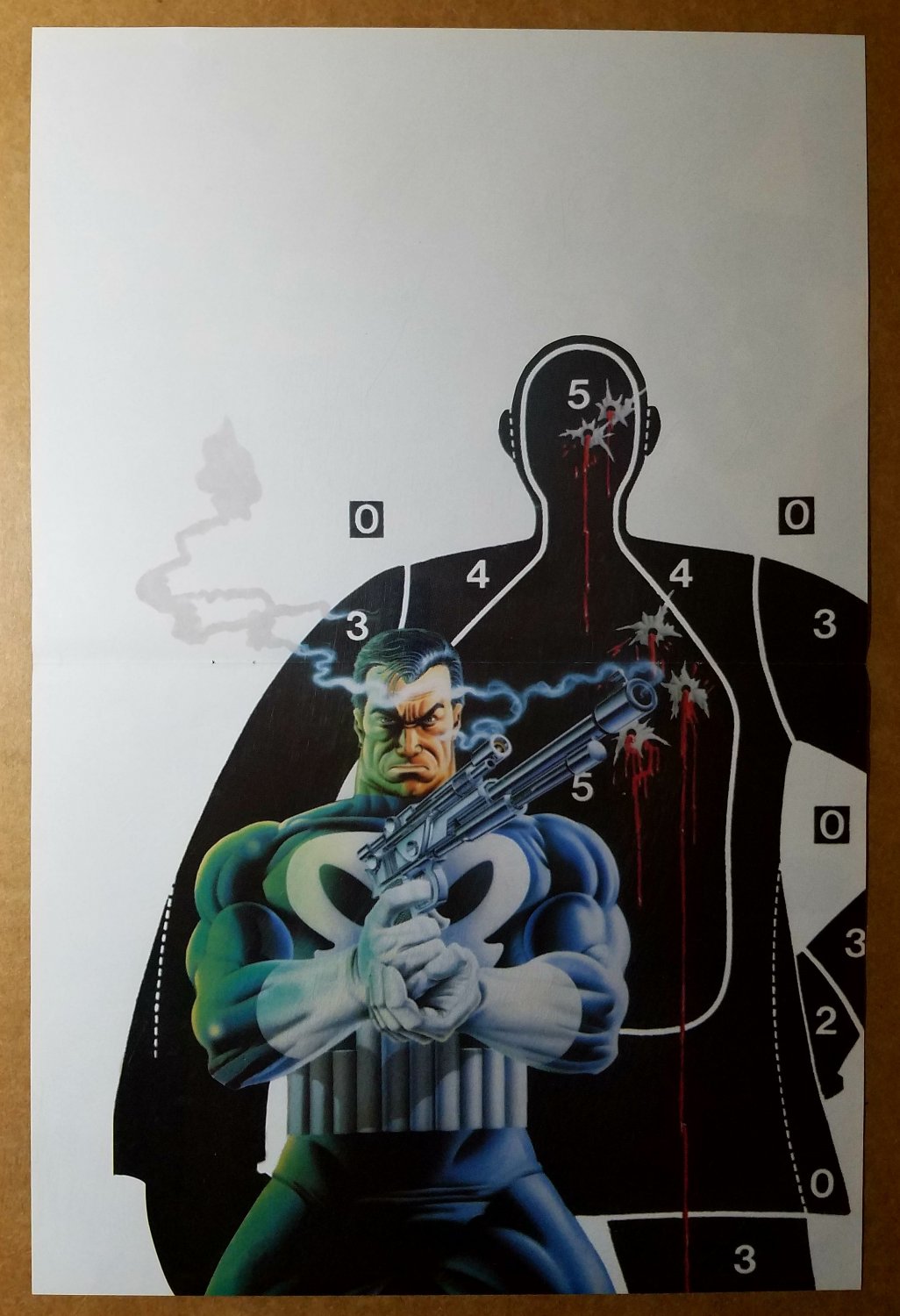 The Punisher Target Practice Marvel Comics Poster by Mike Zeck