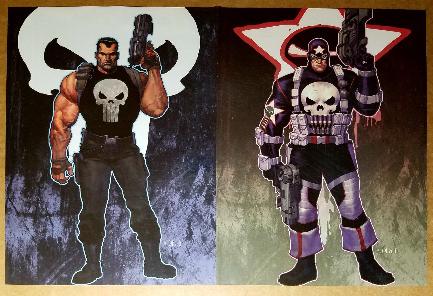 The Punisher War Journal Big Guns Marvel Comics Poster by Ariel Olivetti