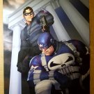 The Punisher War Journal Bucky Captain America Marvel Comics Poster by Ariel Olivetti