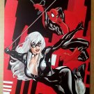 Spider-Man Black Cat Marvel Comic Poster by Terry Dodson Spider-Man Black Cat Marvel Comic Poster by Terry Dodson