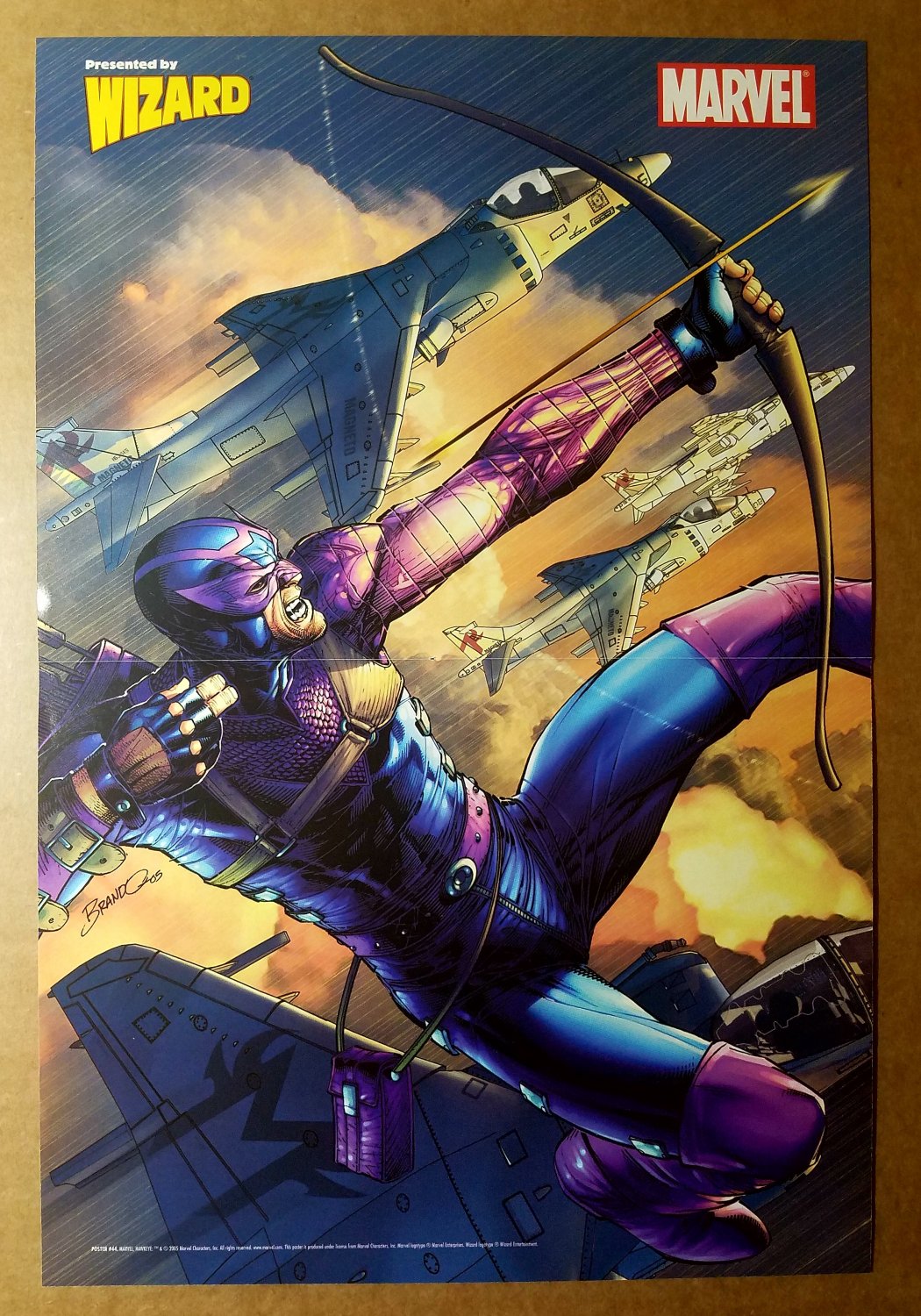 Hawkeye Marvel Comics Poster by Brandon Peterson