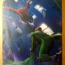 Spider-Man Vs The Vulture Marvel Comic Poster by Gabriele Dell'Otto Spider-Man Vs The Vulture Marvel Comic Poster by Gabriele Dell'Otto