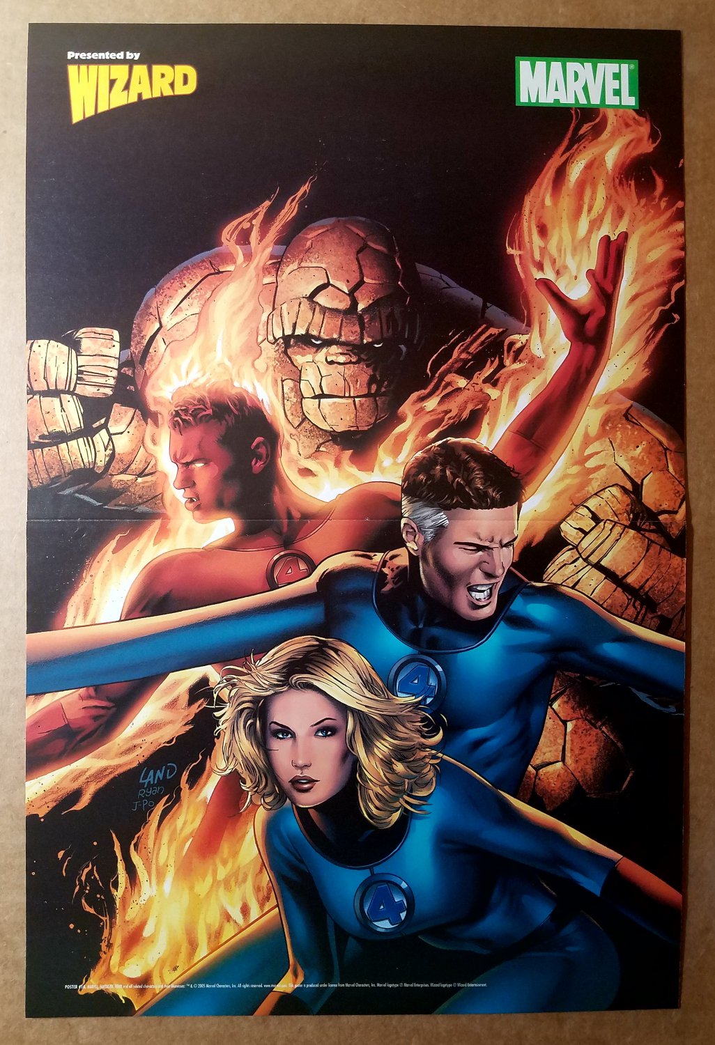 Fantastic Four Marvel Comic Poster by Greg Land