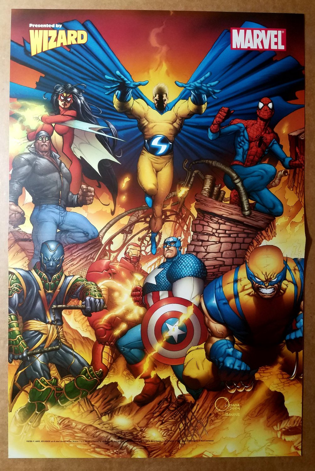 New Avengers Marvel Comics Poster by Joe Quesada