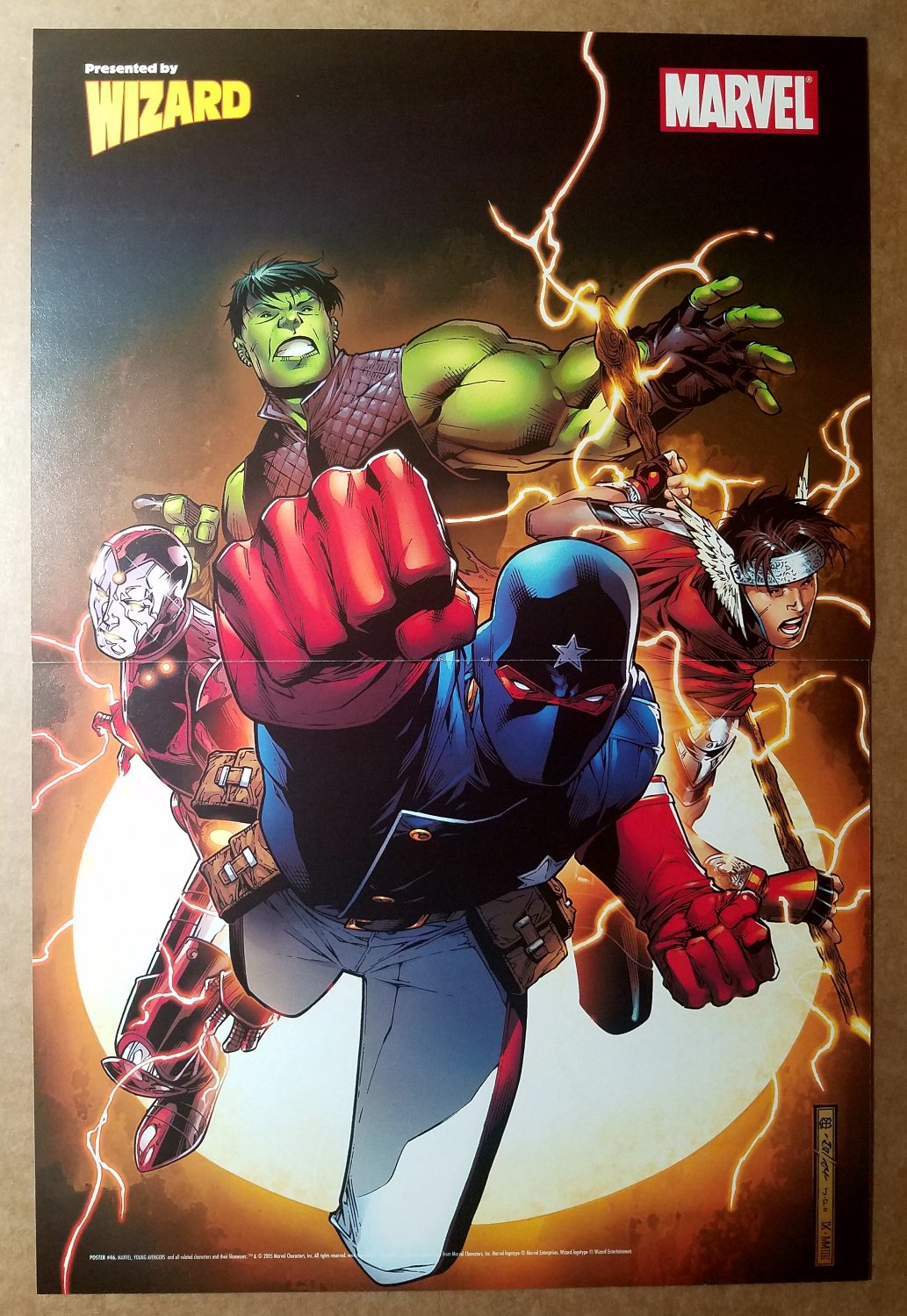 Young Avengers Marvel Comics Poster by Jimmy Cheung