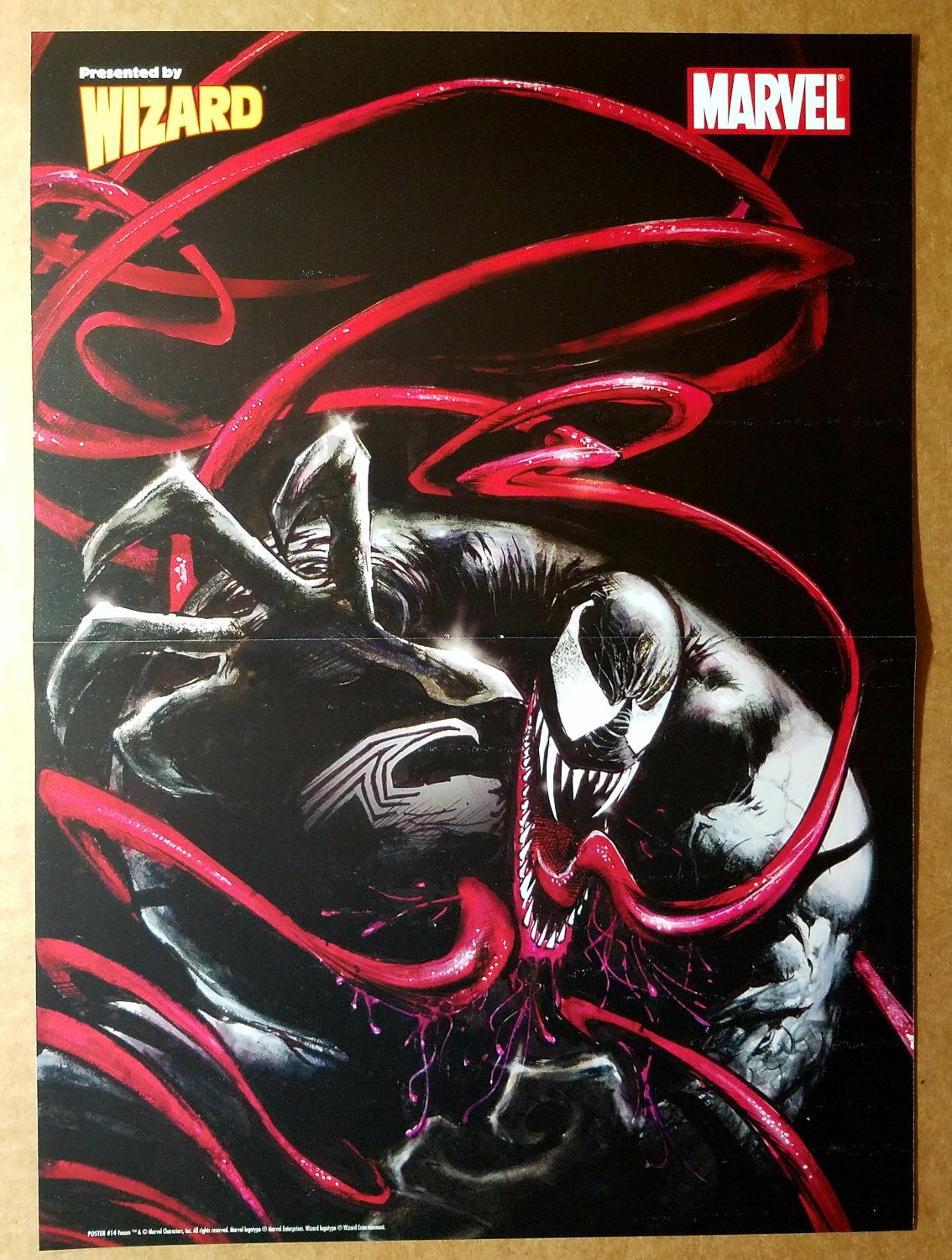 Venom Vs Spider-Man Marvel Comics Poster by Sam Kieth