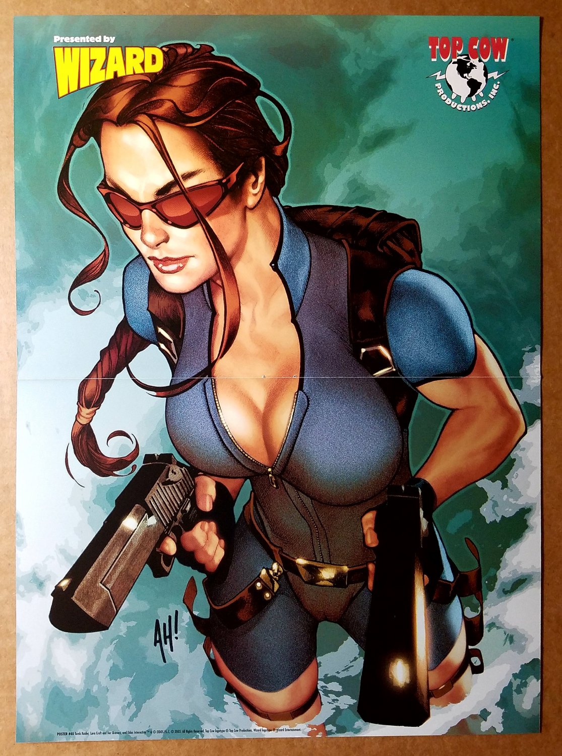Lara Croft Tomb Raider Top Cow Comics Poster by Adam Hughes