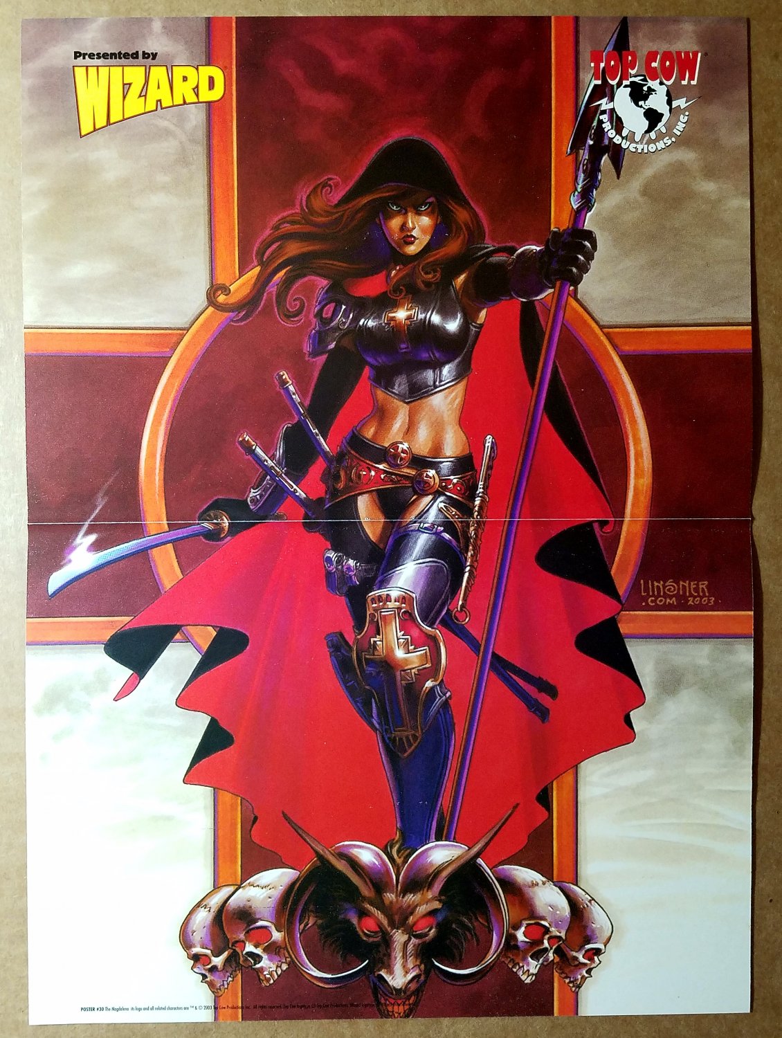 Mary Magdalena Top Cow Comics Poster by Joseph Michael Linsner
