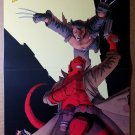 Wolverine Hellboy Marvel Dark Horse Poster by John Cassaday