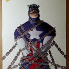 Captain America in chains Marvel Comics Poster by John Cassaday