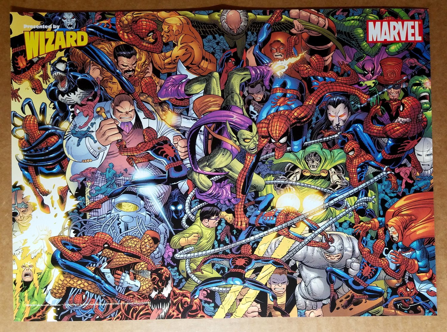 Spider-Man Vs Villains Marvel Comics Poster by John Romita Jr
