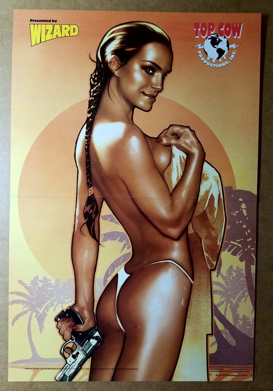 Lara Croft Tomb Raider Top Cow Comics Poster by Adam Hughes