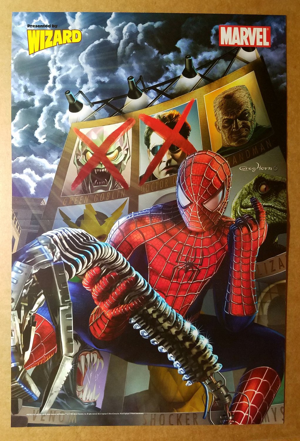 Spider-Man Villains Marvel Comics Poster by Greg Horn