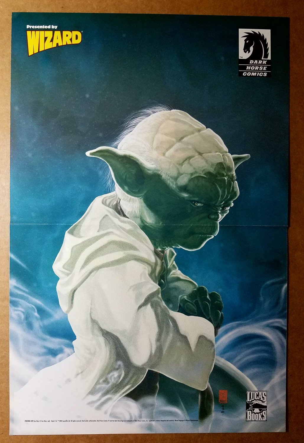 Star Wars Yoda Dark Horse Comics Poster by Hoon