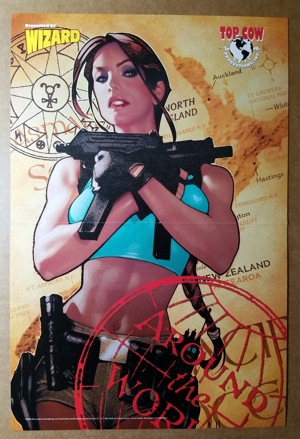 Lara Croft Tomb Raider Top Cow Comic Poster by Adam Hughes