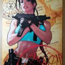 Lara Croft Tomb Raider Top Cow Comic Poster by Adam Hughes