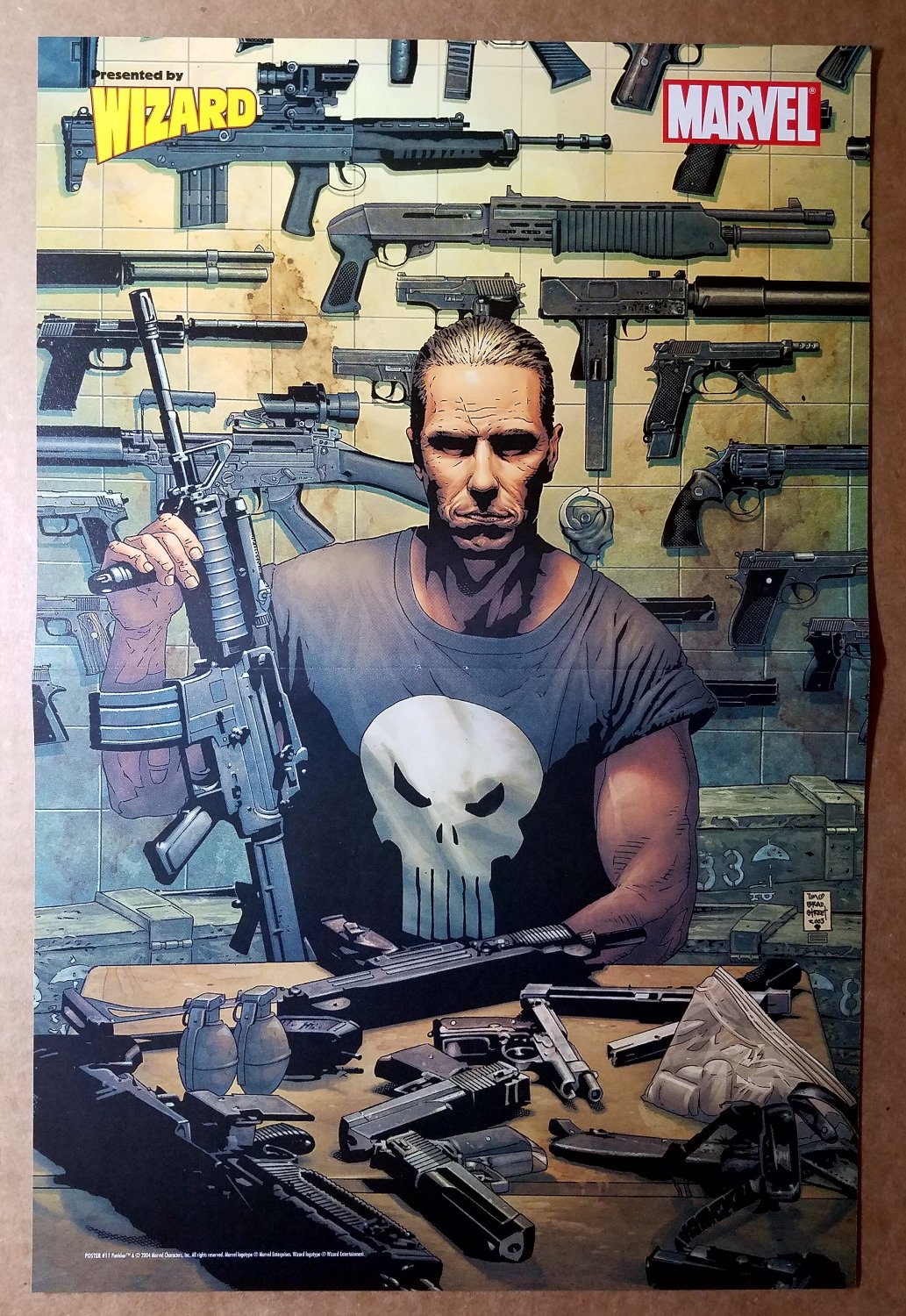The Punisher Gun Room Marvel Comics Poster by Tim Bradstreet