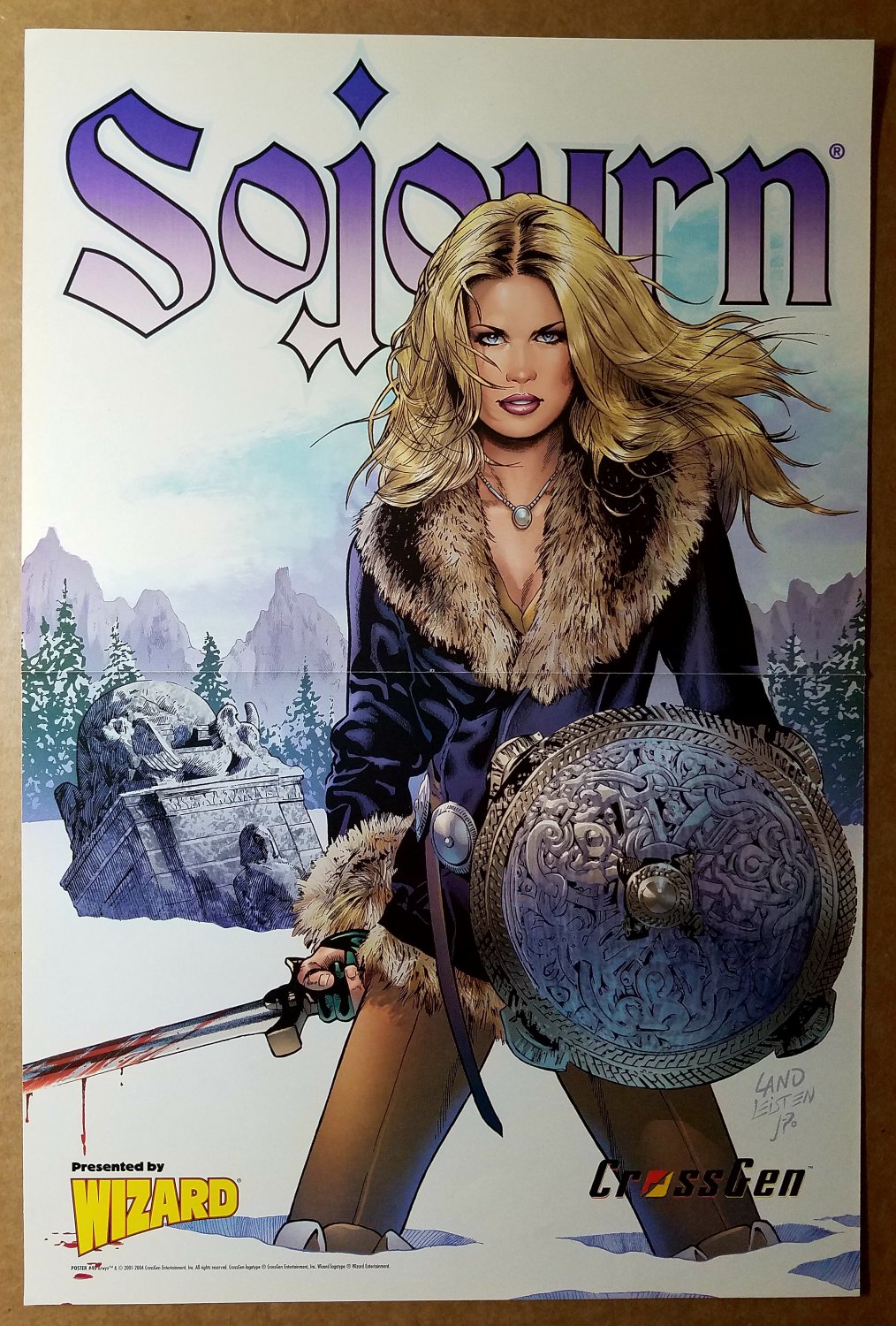 Arwyn Sojourn CrossGen Comics Poster by Greg Land