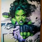 She-Hulk Marvel Comics Poster by Mike Mayhew She-Hulk Marvel Comics Poster by Mike Mayhew