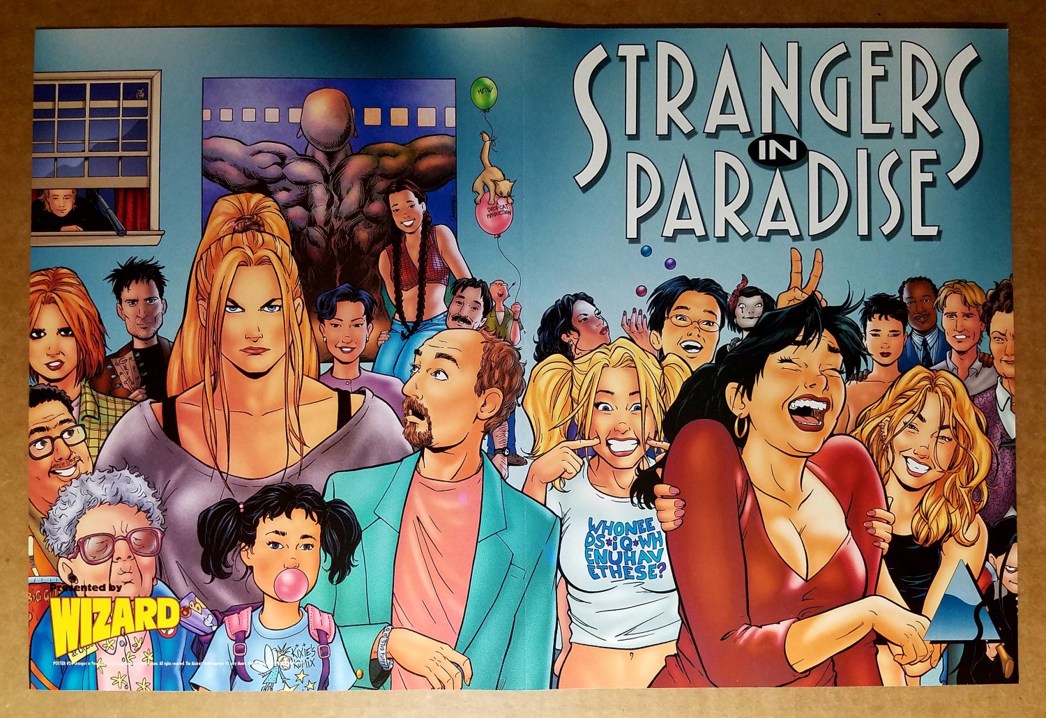 Strangers in Paradise Comic Poster by Terry Moore