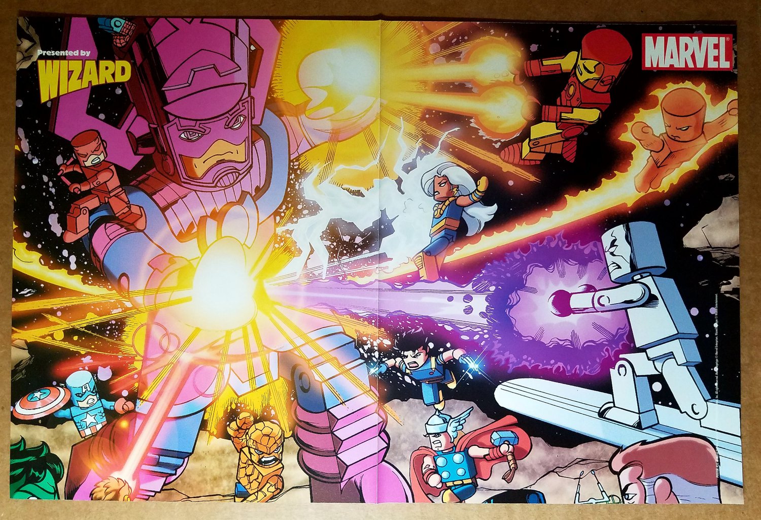 Galactus Vs Marvel Universe Marvel Comics Poster by Art Asylum