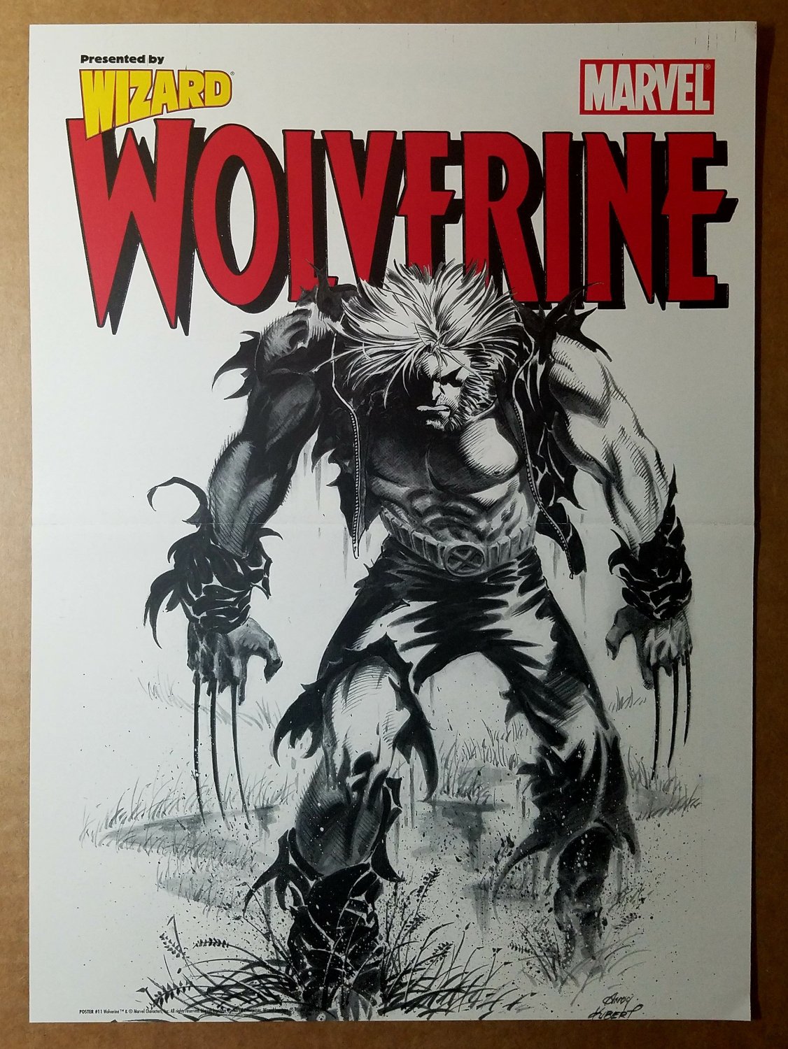 Wolverine X-Men Marvel Comic Poster by Andy Kubert