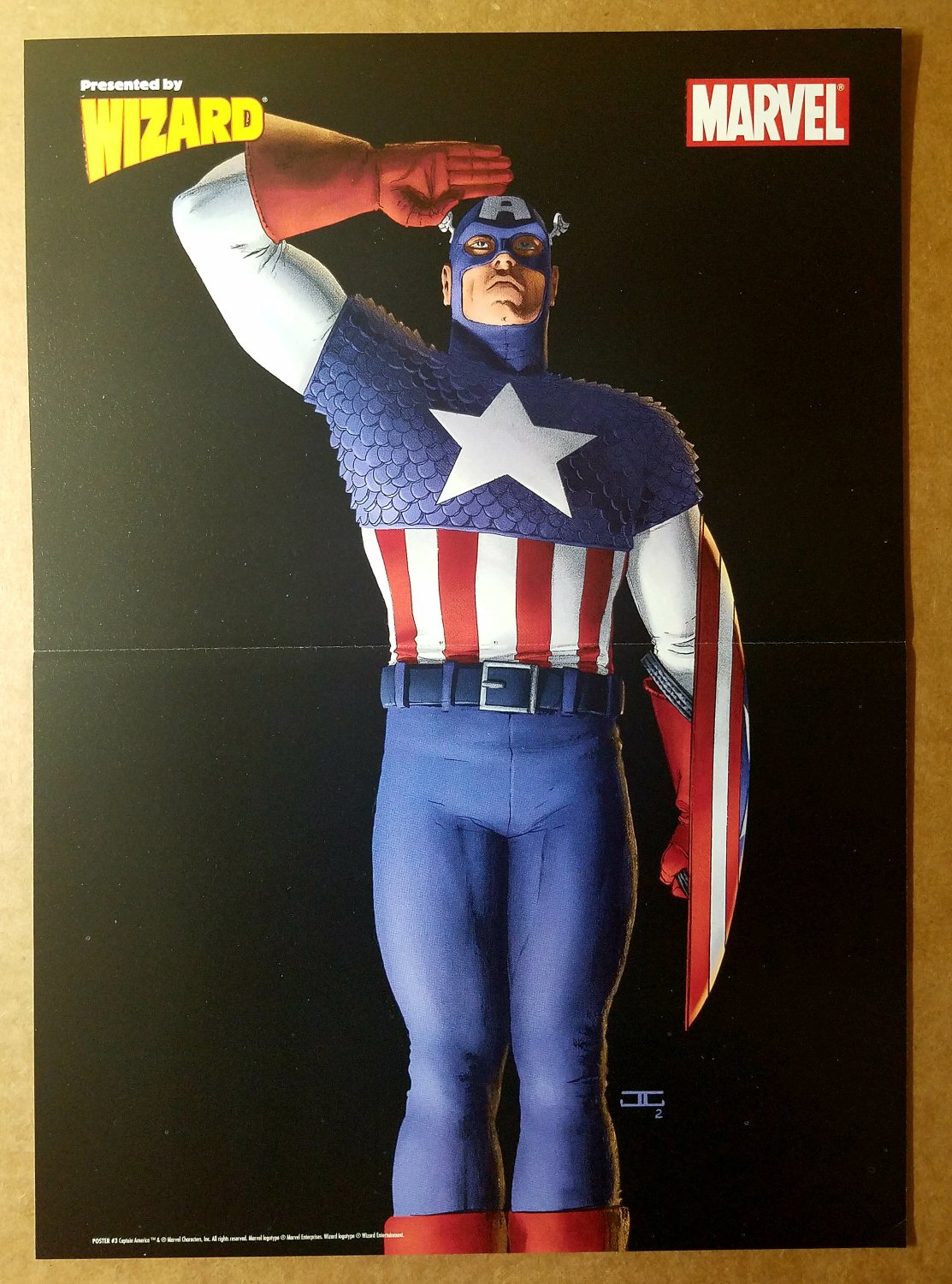 Captain America Avengers Marvel Comics Poster by John Cassaday