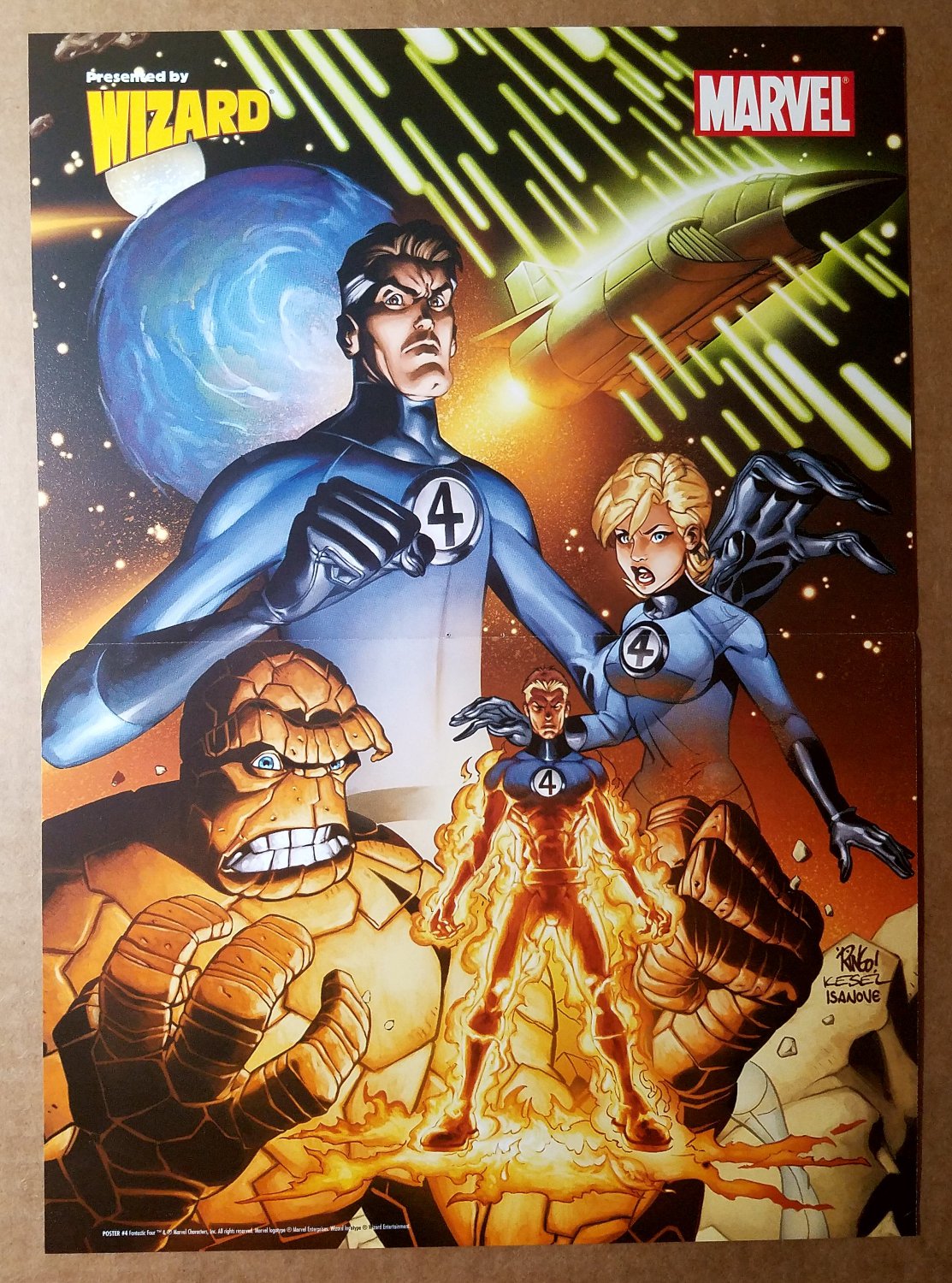 Fantastic Four Marvel Comics Poster by Mike Wieringo